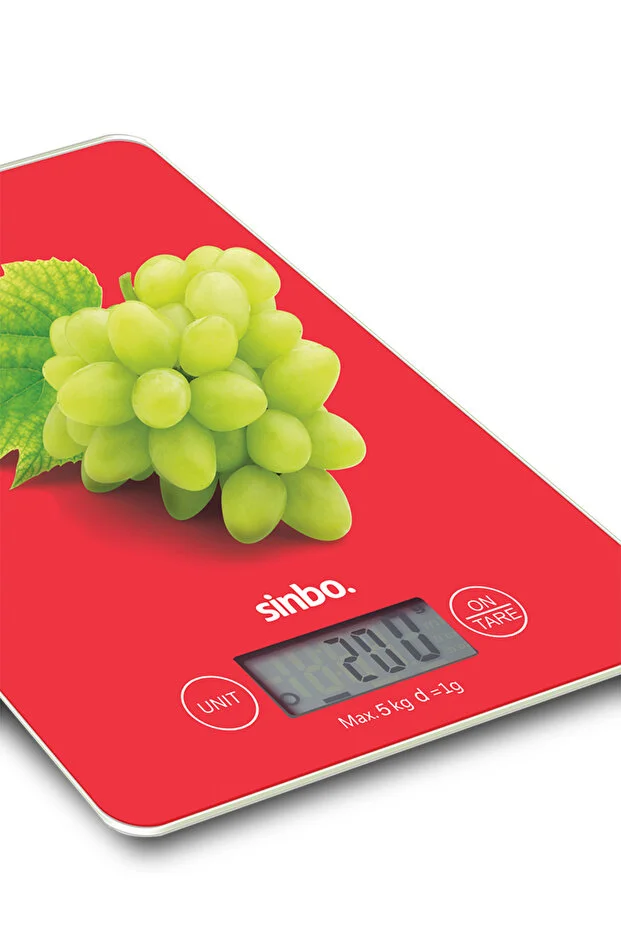 Dijital Hassas Mutfak Tartısı Kırmızı